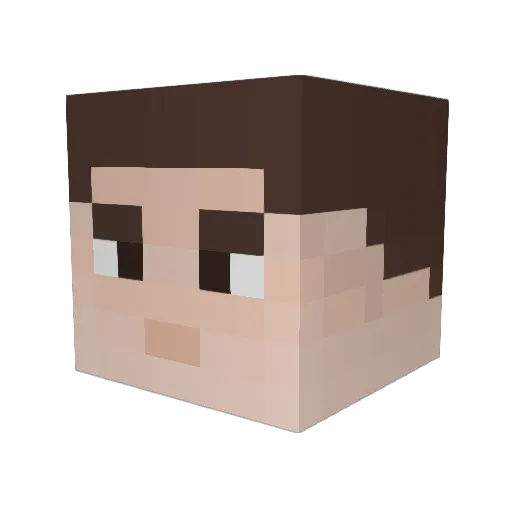 Thunder0024 Minecraft avatar head, 3D render
