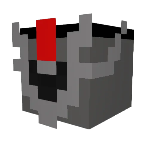 Thunder226 Minecraft avatar head, 3D render