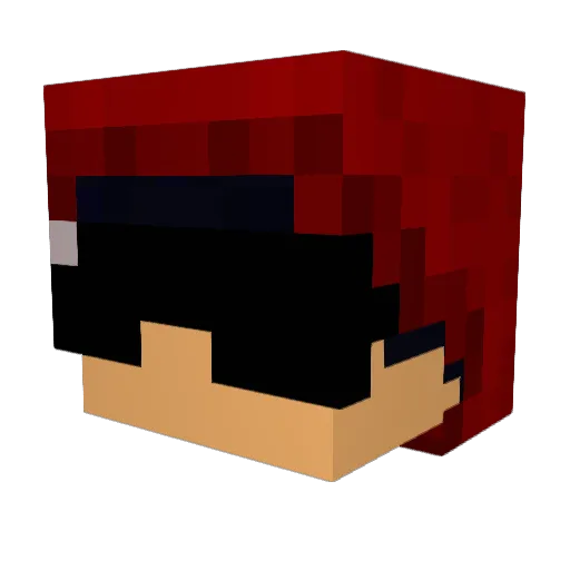 Thunder339683 Minecraft avatar head, 3D render