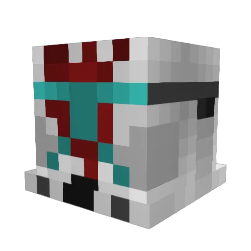 ThunderBN Minecraft avatar head, 3D render