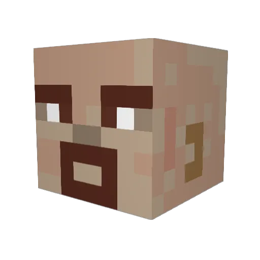 ThunderChild1138 Minecraft avatar head, 3D render