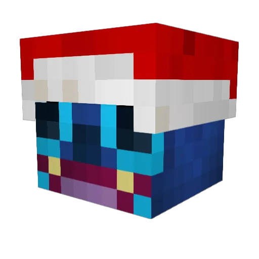 ThunderGamerGR Minecraft avatar head, 3D render