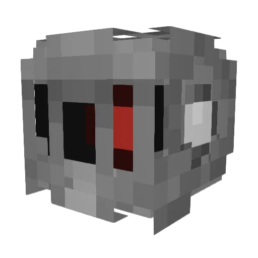 ThunderJon Minecraft avatar head, 3D render