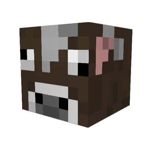 ThunderKing54 Minecraft avatar head, 3D render