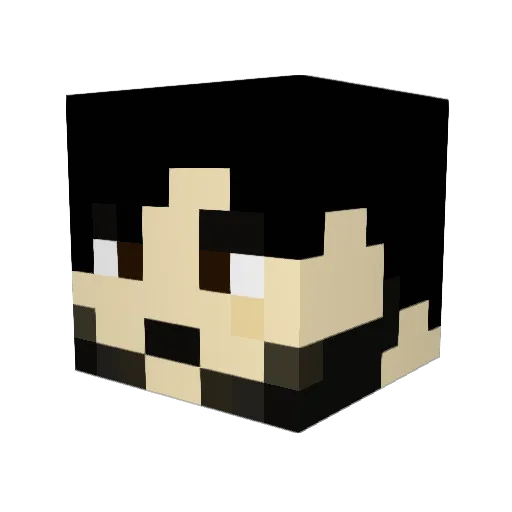 ThunderMcCoy Minecraft avatar head, 3D render