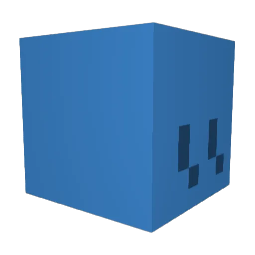 ThunderMoofin Minecraft avatar head, 3D render