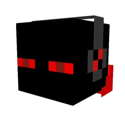 ThunderSoundz Minecraft avatar head, 3D render