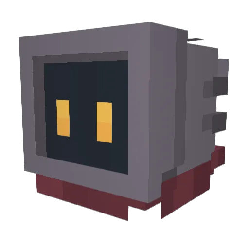 ThunderWatts Minecraft avatar head, 3D render