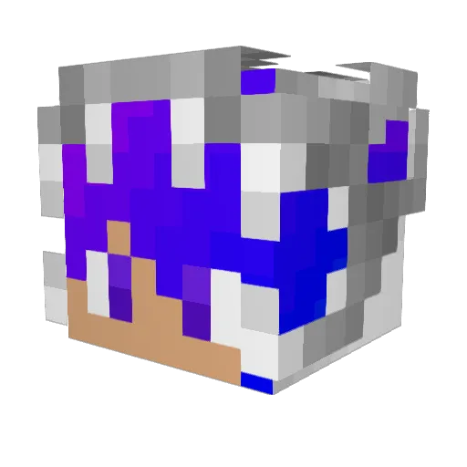 ThunderWyvern Minecraft avatar head, 3D render