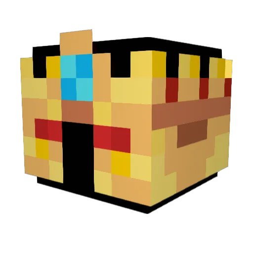 Thunder_Hwak Minecraft avatar head, 3D render