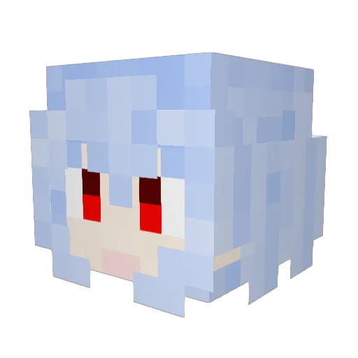 Thunder_Sun Minecraft avatar head, 3D render