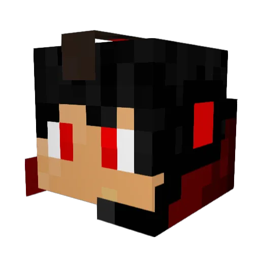 Thunder_bold Minecraft avatar head, 3D render