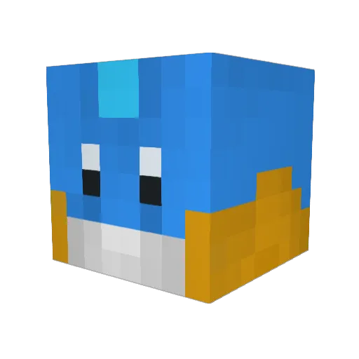 Thunder_monkey77 Minecraft avatar head, 3D render