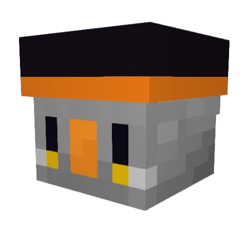 Thunderbird007 Minecraft avatar head, 3D render