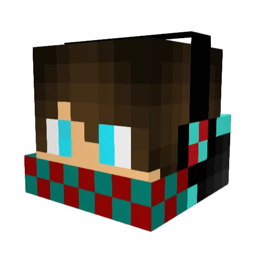 Thunderboy5 Minecraft avatar head, 3D render