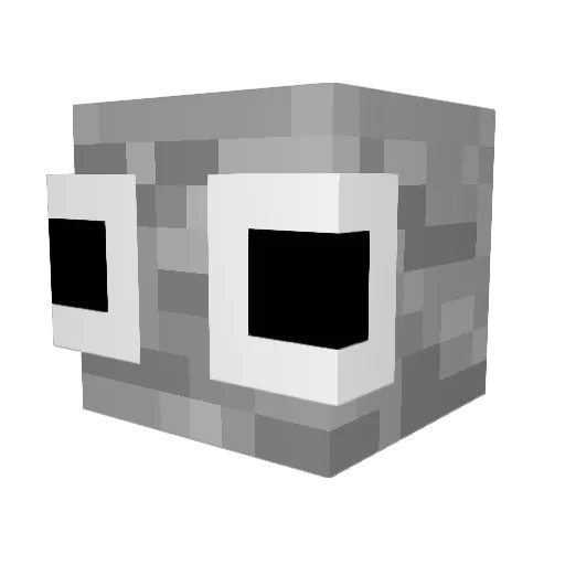 Thunderchief404 Minecraft avatar head, 3D render