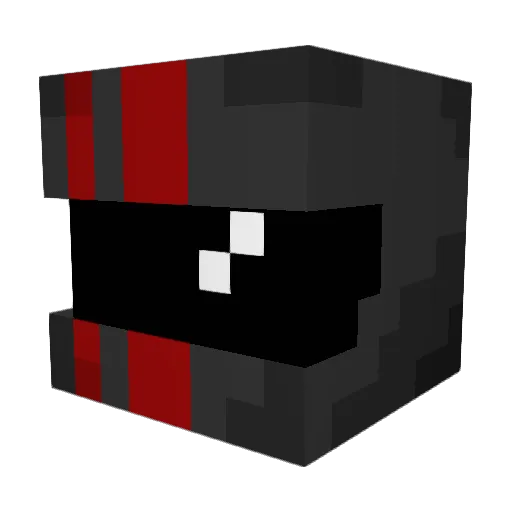 ThundererJ Minecraft avatar head, 3D render