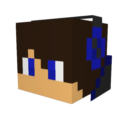 ThundermanOmega Minecraft avatar head, 3D render