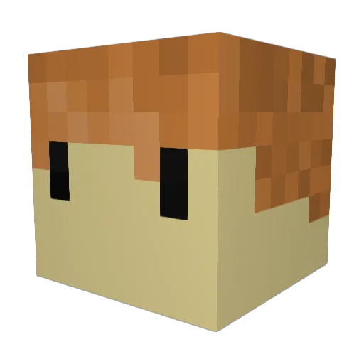 Thunderous_Gecko Minecraft avatar head, 3D render