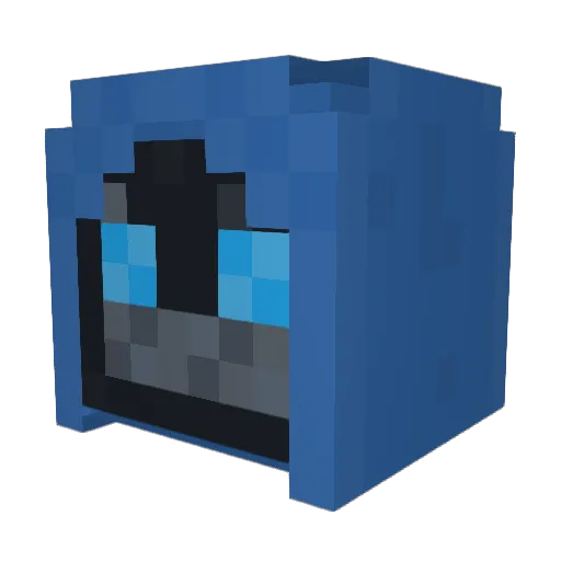 Thunderquacker Minecraft avatar head, 3D render