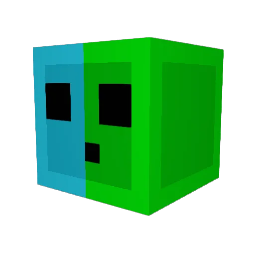 ThunderrKatt Minecraft avatar head, 3D render