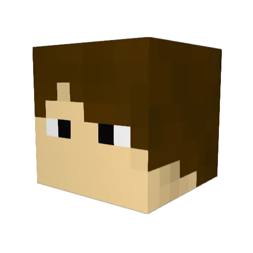 Thunderstorm4610 Minecraft avatar head, 3D render