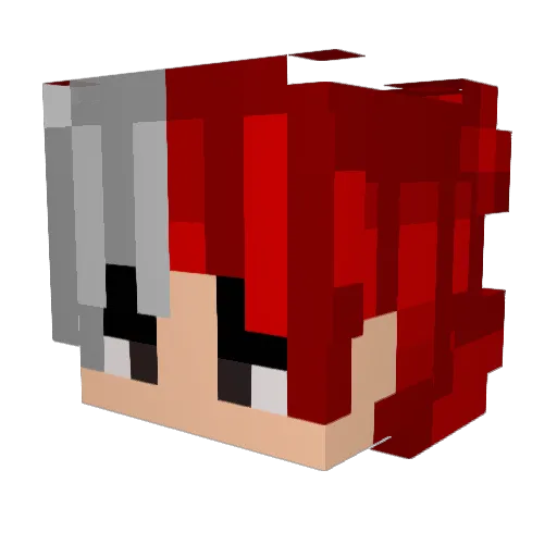 Thur_Lindo Minecraft avatar head, 3D render