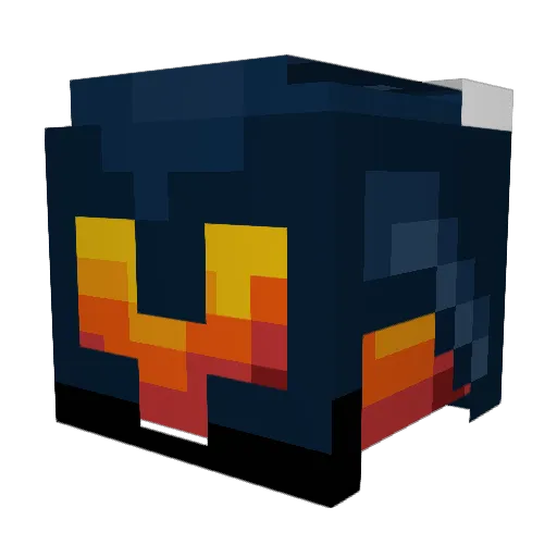 Thurlight Minecraft avatar head, 3D render