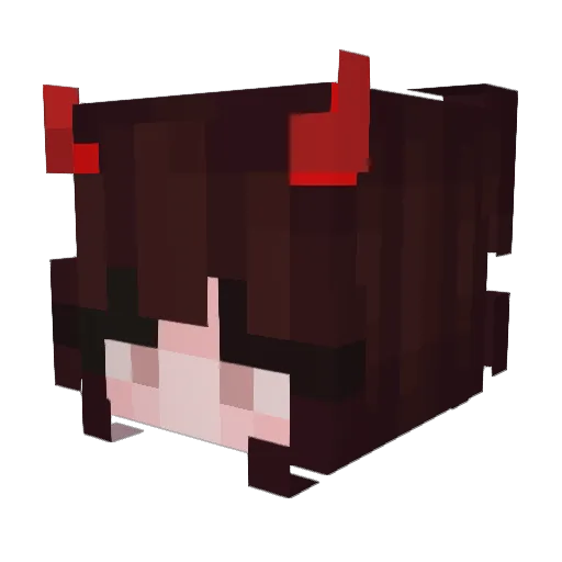 Thweep Minecraft avatar head, 3D render