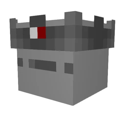 Thxbey Minecraft avatar head, 3D render
