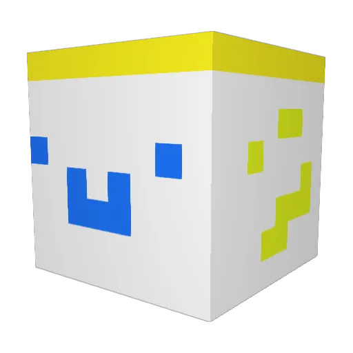 ThxnderWoke Minecraft avatar head, 3D render