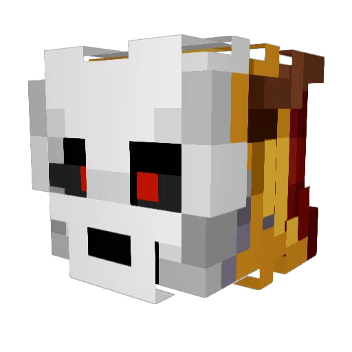 ThxrnPrince Minecraft avatar head, 3D render