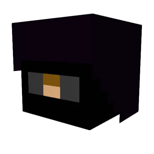 ThyGeo Minecraft avatar head, 3D render