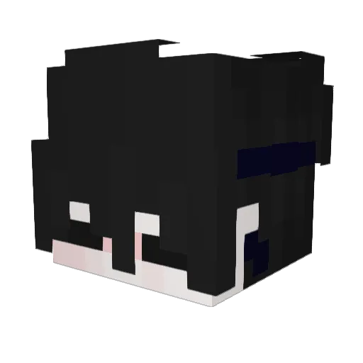 ThyHarder Minecraft avatar head, 3D render