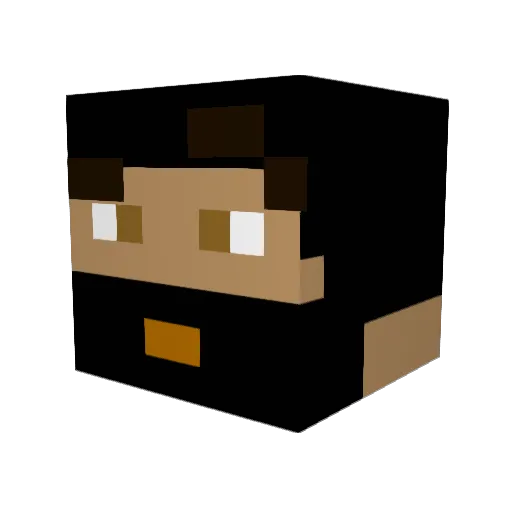 ThyMason122 Minecraft avatar head, 3D render