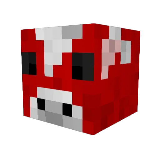 ThyMerlyn Minecraft avatar head, 3D render