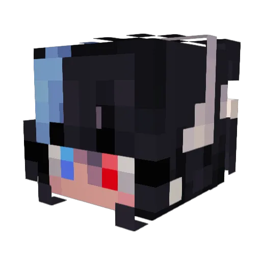 ThyMigrator Minecraft avatar head, 3D render