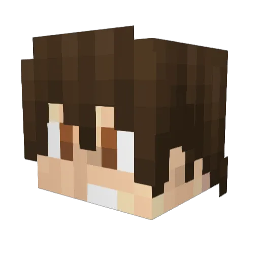 ThyMinx Minecraft avatar head, 3D render