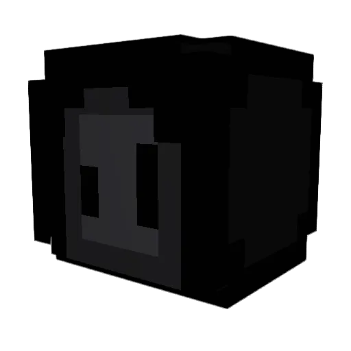 ThyNinja Minecraft avatar head, 3D render