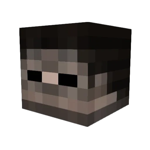 ThyPumpkinMan Minecraft avatar head, 3D render