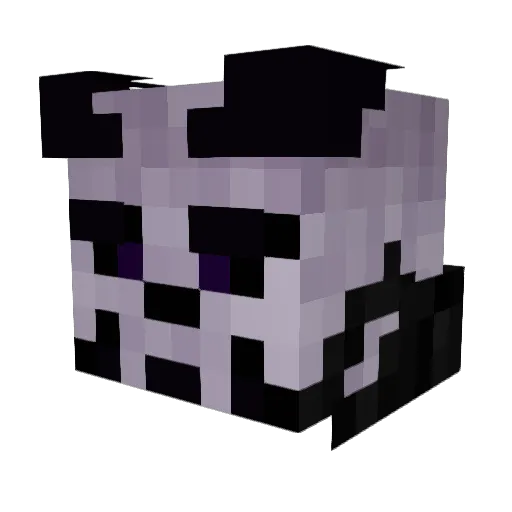 ThySkull Minecraft avatar head, 3D render