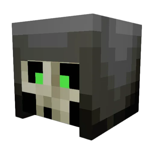 Thy_Grim_Reaper Minecraft avatar head, 3D render