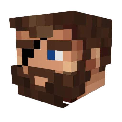 Thy_Inquisition_ Minecraft avatar head, 3D render