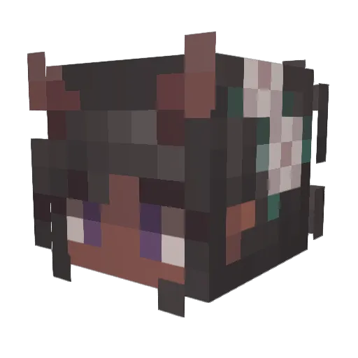 Thy_Meme_Queen Minecraft avatar head, 3D render