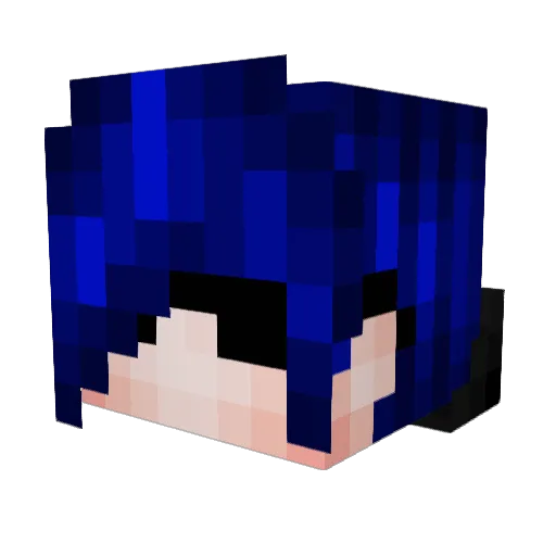 Thyaldor Minecraft avatar head, 3D render