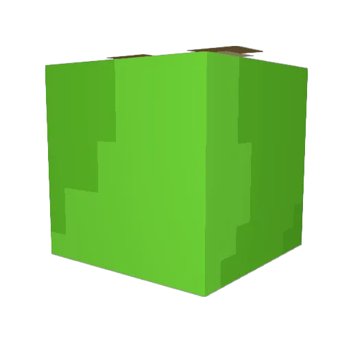 Thyelll Minecraft avatar head, 3D render