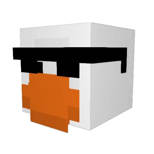 Thyflosion1 Minecraft avatar head, 3D render