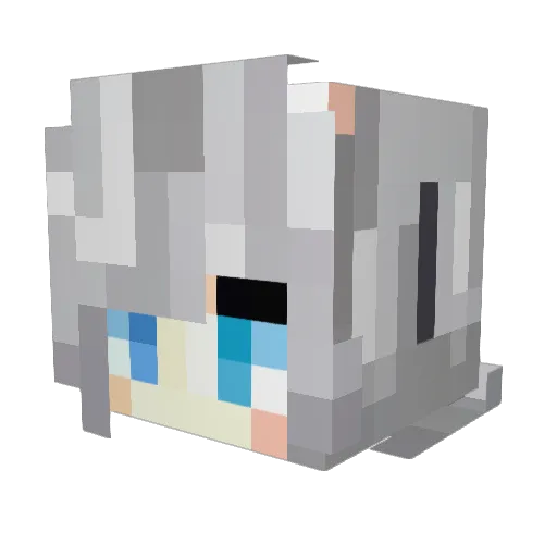 ThystleUK Minecraft avatar head, 3D render