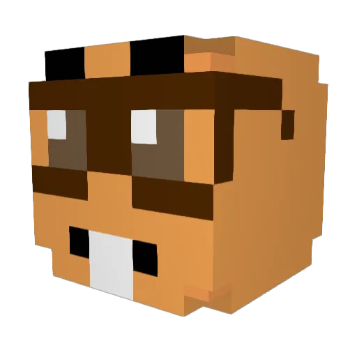 ThzKing14 Minecraft avatar head, 3D render