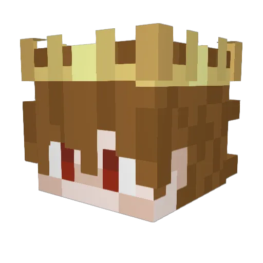 TiAgOsAnTiAgO_ Minecraft avatar head, 3D render